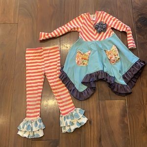 Giggle moon two piece outfit size for 4t
